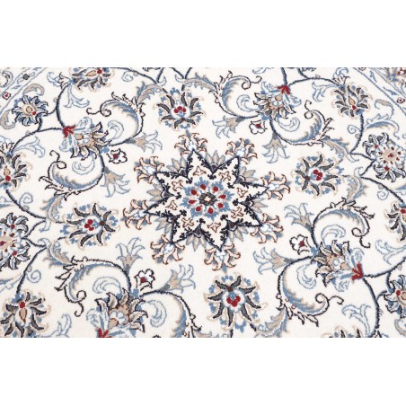 Tappeto Nain Kashmar Persia beige azzurro 138x150