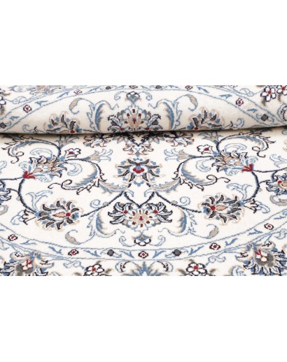 Tappeto Nain Kashmar Persia beige azzurro 138x150