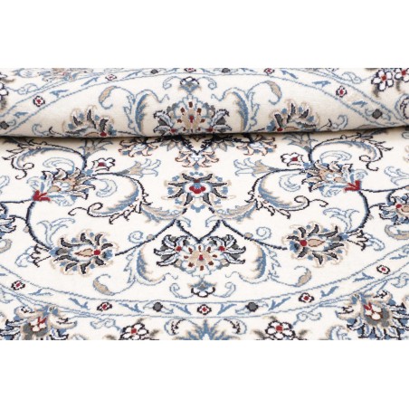 Tappeto Nain Kashmar Persia beige azzurro 138x150