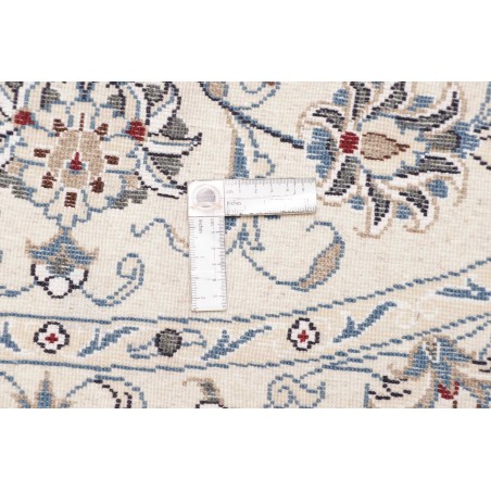 Tappeto Nain Kashmar Persia beige azzurro 138x150