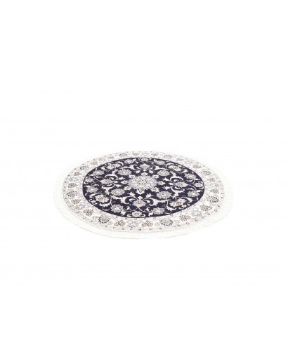 Tappeto Nain Kashmar Persia grigio 140x137