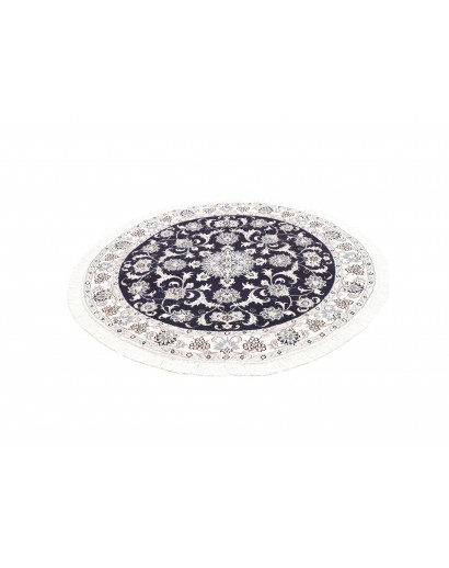 Tappeto Nain Kashmar Persia grigio 140x137