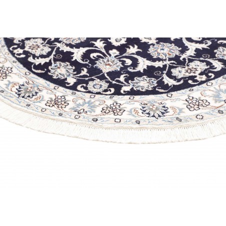 Tappeto Nain Kashmar Persia grigio 140x137