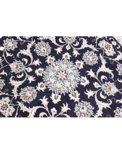 Tappeto Nain Kashmar Persia grigio 140x137