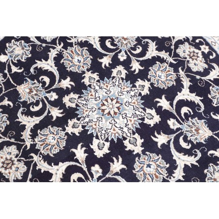 Tappeto Nain Kashmar Persia grigio 140x137