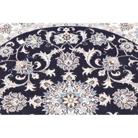 Tappeto Nain Kashmar Persia grigio 140x137