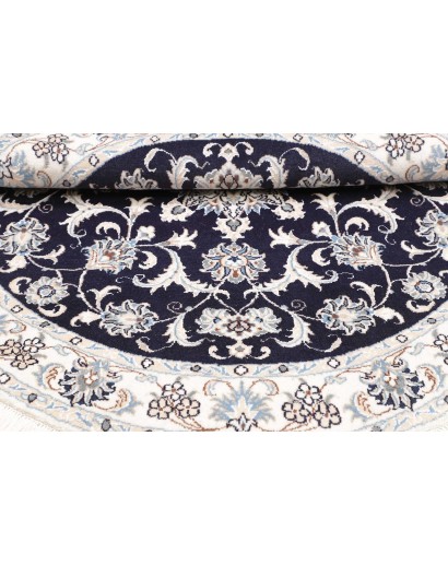 Tappeto Nain Kashmar Persia grigio 140x137