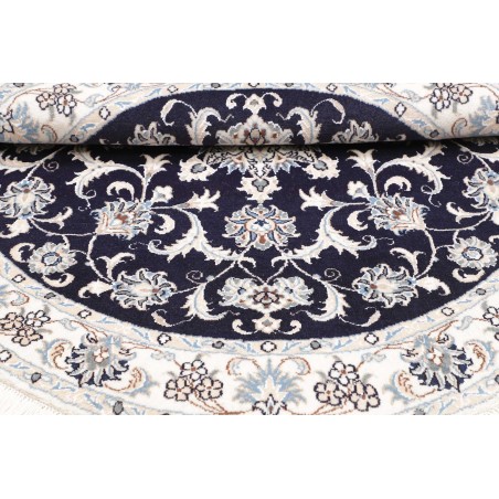 Tappeto Nain Kashmar Persia grigio 140x137