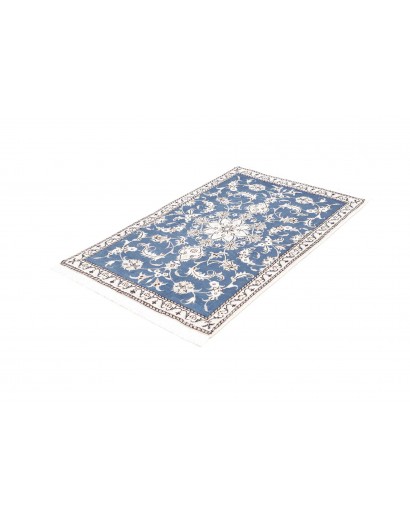 Tappeto Nain Kashmar Persia blu 90x147