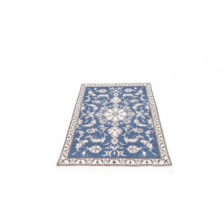 Tappeto Nain Kashmar Persia blu 90x147
