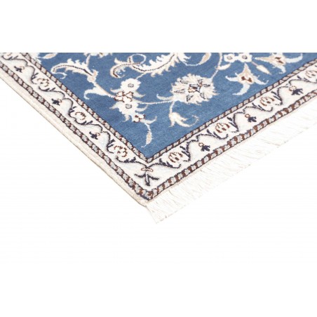 Tappeto Nain Kashmar Persia blu 90x147