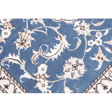 Tappeto Nain Kashmar Persia blu 90x147