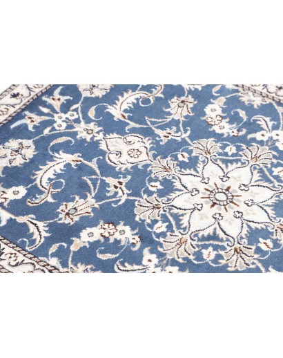 Tappeto Nain Kashmar Persia blu 90x147