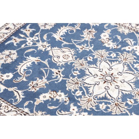 Tappeto Nain Kashmar Persia blu 90x147