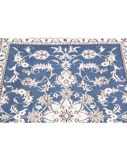 Tappeto Nain Kashmar Persia blu 90x147