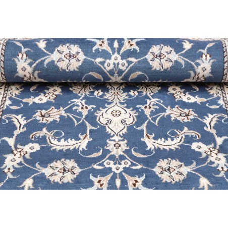 Tappeto Nain Kashmar Persia blu 90x147