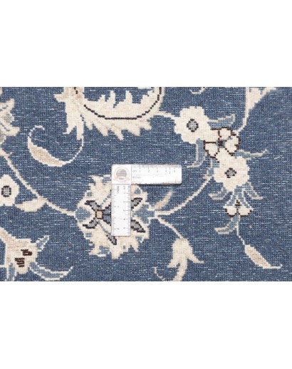 Tappeto Nain Kashmar Persia blu 90x147
