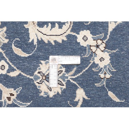 Tappeto Nain Kashmar Persia blu 90x147