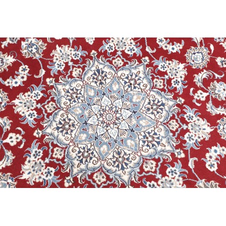 Tappeto Nain Kashmar Persia beige grigio 200x202