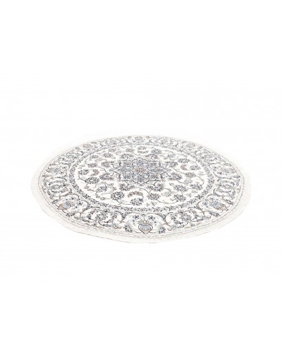 Tappeto Nain Kashmar Persia beige grigio 197x200
