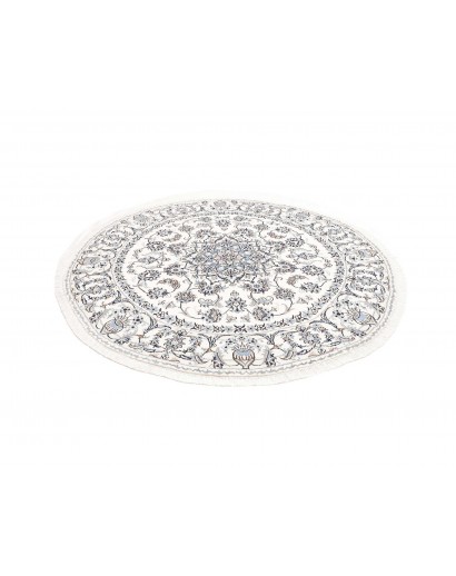 Tappeto Nain Kashmar Persia beige grigio 197x200