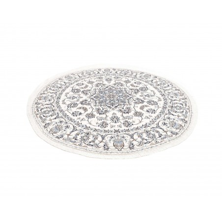 Tappeto Nain Kashmar Persia beige grigio 197x200