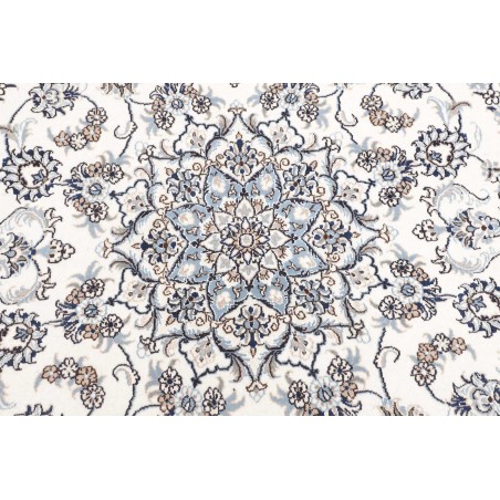 Tappeto Nain Kashmar Persia beige grigio 197x200