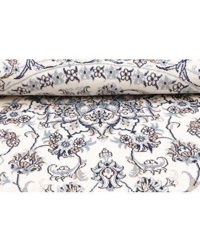 Tappeto Nain Kashmar Persia beige grigio 197x200