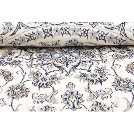 Tappeto Nain Kashmar Persia beige grigio 197x200