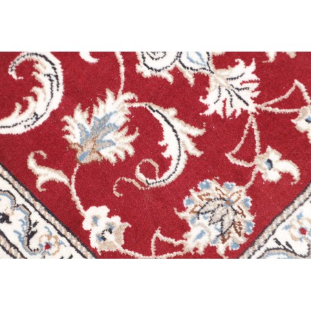 Tappeto Nain Kashmar Persia bianco marrone 70x138
