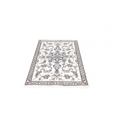 Tappeto Nain Kashmar Persia beige grigio 90x137
