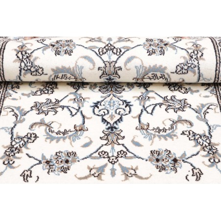 Tappeto Nain Kashmar Persia beige grigio 90x137