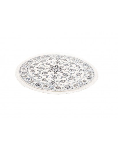 Tappeto Nain Kashmar Persia beige azzurro 140x150