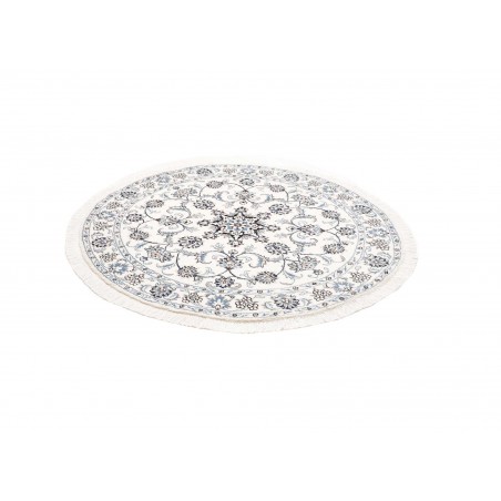 Tappeto Nain Kashmar Persia beige azzurro 140x150