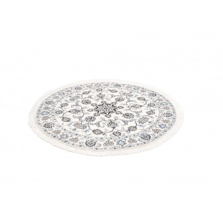 Tappeto Nain Kashmar Persia beige azzurro 140x150