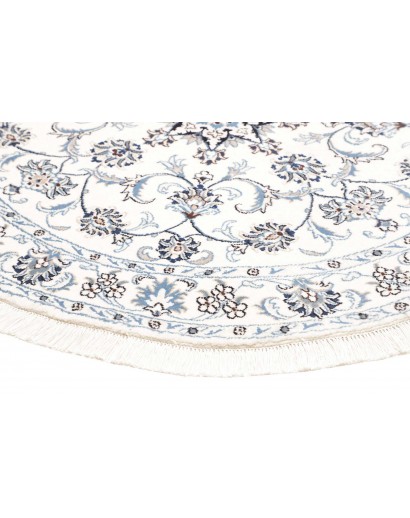 Tappeto Nain Kashmar Persia beige azzurro 140x150