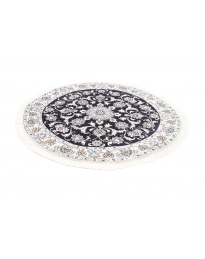 Tappeto Nain Kashmar Persia grigio 140x150