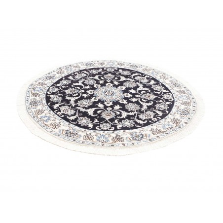 Tappeto Nain Kashmar Persia grigio 140x150