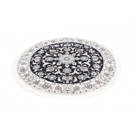 Tappeto Nain Kashmar Persia grigio 140x150