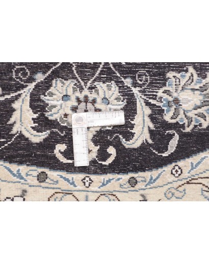 Tappeto Nain Kashmar Persia grigio 140x150