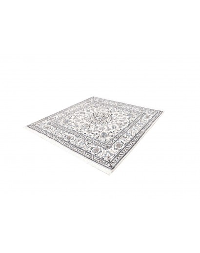 Tappeto Nain Kashmar Persia beige azzurro 194x200