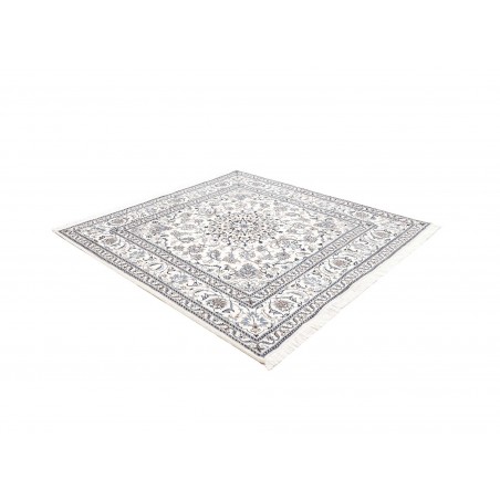 Tappeto Nain Kashmar Persia beige azzurro 194x200