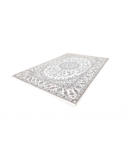 Tappeto Nain Kashmar Persia beige azzurro 245x350