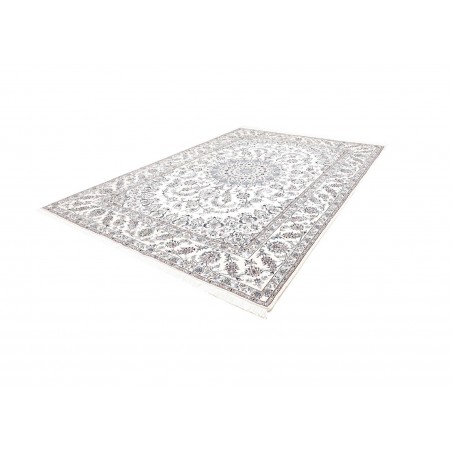 Tappeto Nain Kashmar Persia beige azzurro 245x350