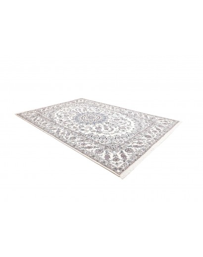 Tappeto Nain Kashmar Persia beige azzurro 245x350