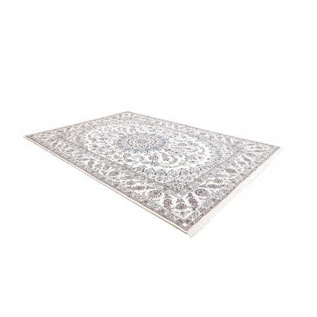 Tappeto Nain Kashmar Persia beige azzurro 245x350
