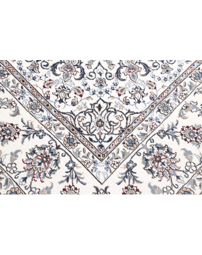 Tappeto Nain Kashmar Persia beige azzurro 245x350