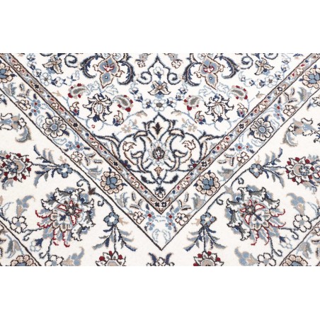 Tappeto Nain Kashmar Persia beige azzurro 245x350