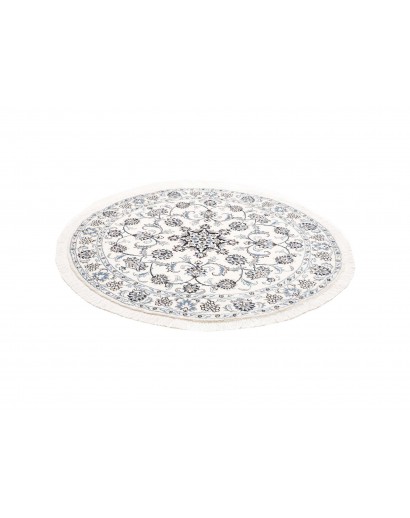 Tappeto Nain Kashmar Persia beige azzurro 140x150