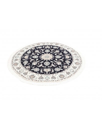 Tappeto Nain Kashmar Persia grigio 145x150